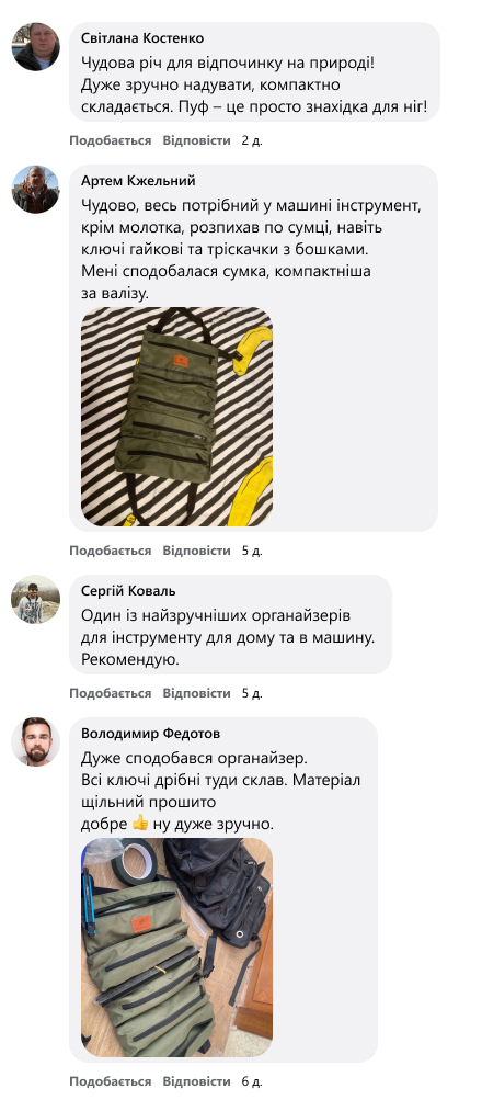 Сумка-органайзер для інструментів Roll Up